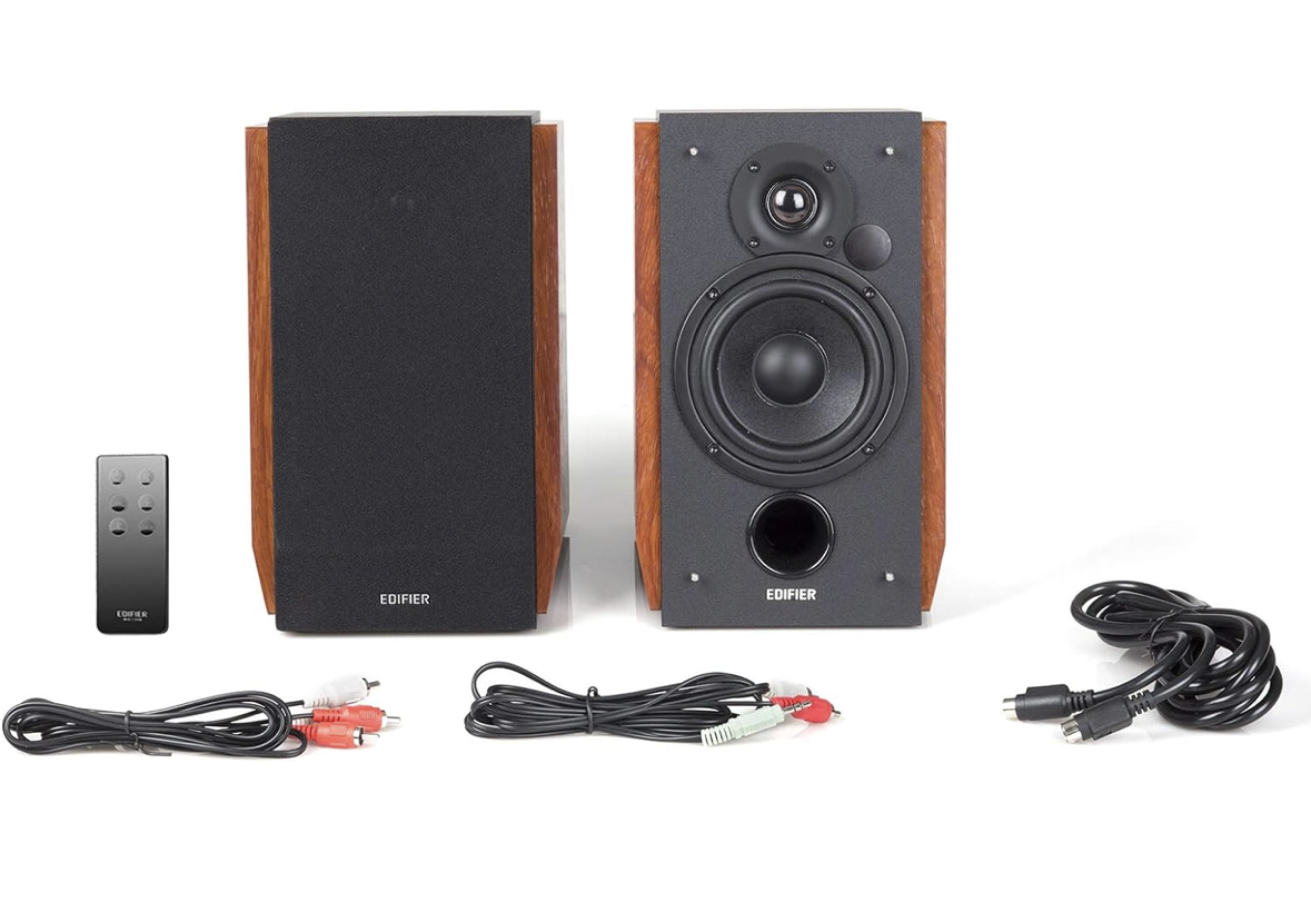 Edifier R1700BT Bluetooth Bookshelf Speakers - Active Near-Field Studio Monitors -Powered Speakers 2.0Edifier