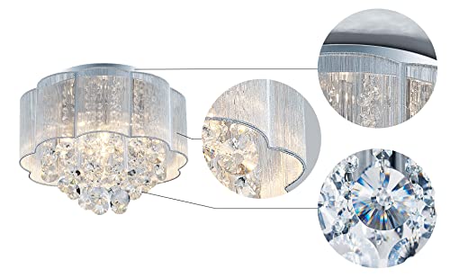 AGV LIGHTING 20102 Crystal Ceiling Light Fixture