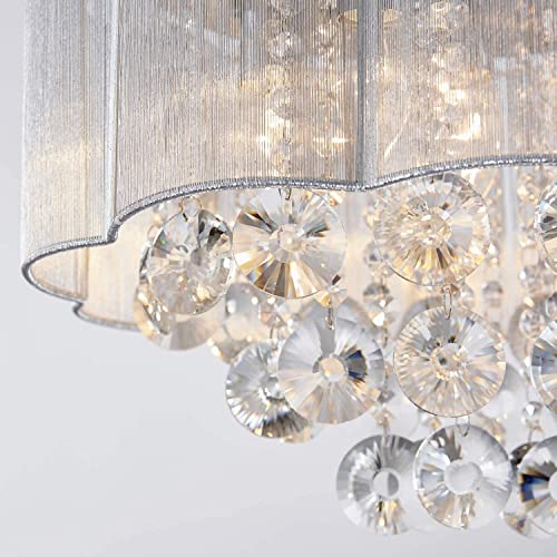 AGV LIGHTING 20102 Crystal Ceiling Light Fixture