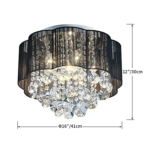 AGV LIGHTING 20102 Crystal Ceiling Light Fixture