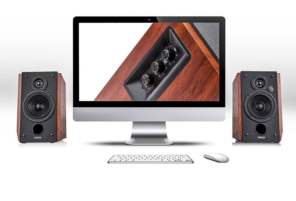 Edifier R1700BT Bluetooth Bookshelf Speakers - Active Near-Field Studio Monitors -Powered Speakers 2.0Edifier