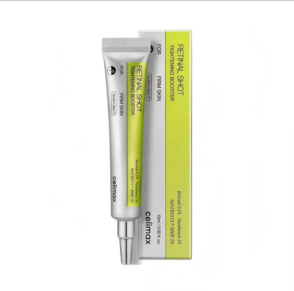 Celimax 15mL Retinal Shot Tightening Booster Cream Organic Gel Moisturizer for Firming Wrinkles Fine
Lines Minimizing Pores