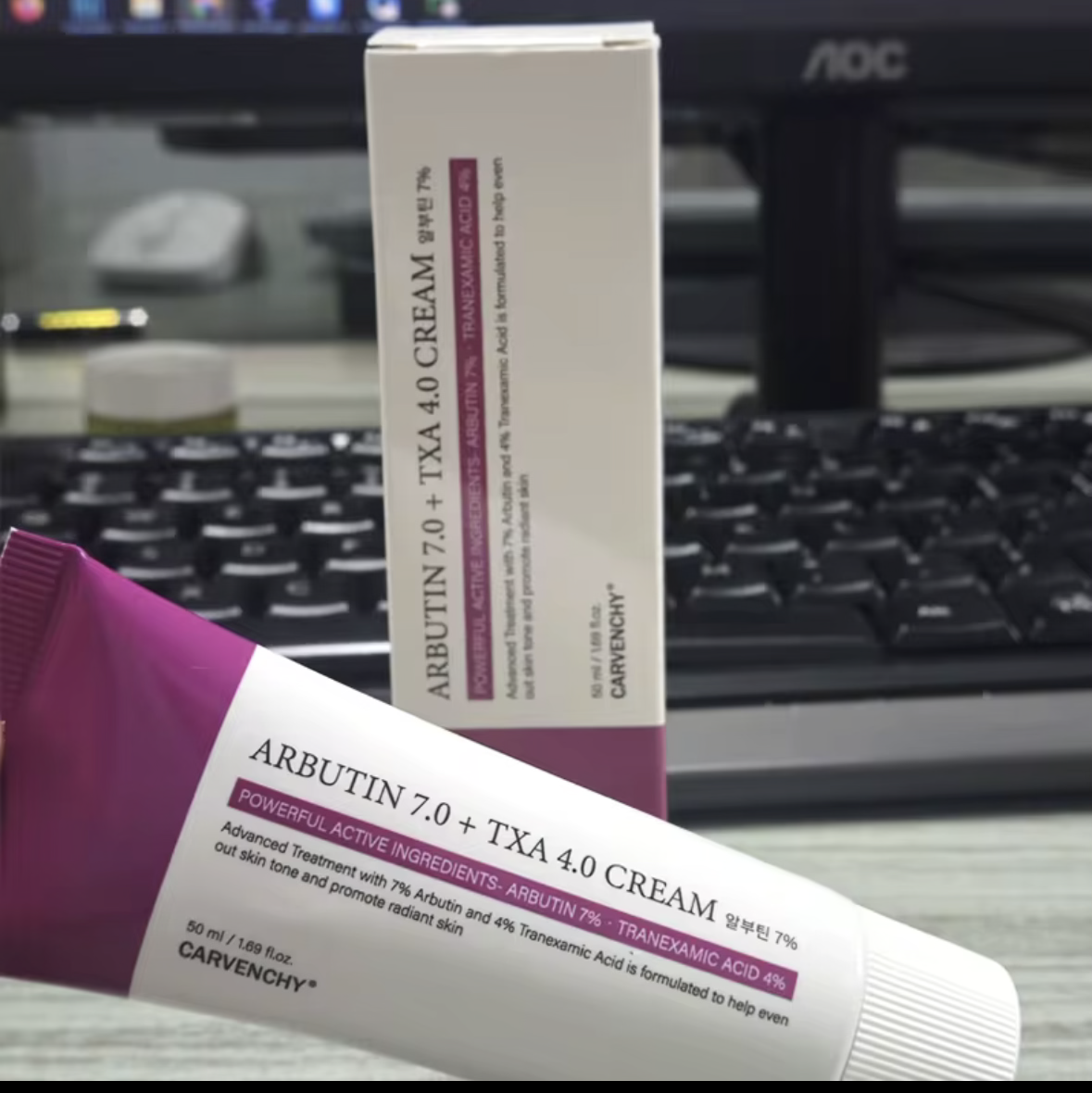 Carvenchy Arbutin 7% + Tranexamic Acid 4% Brightening Cream (50ml)
Advanced Pigmentation & Dark Spot Corrector