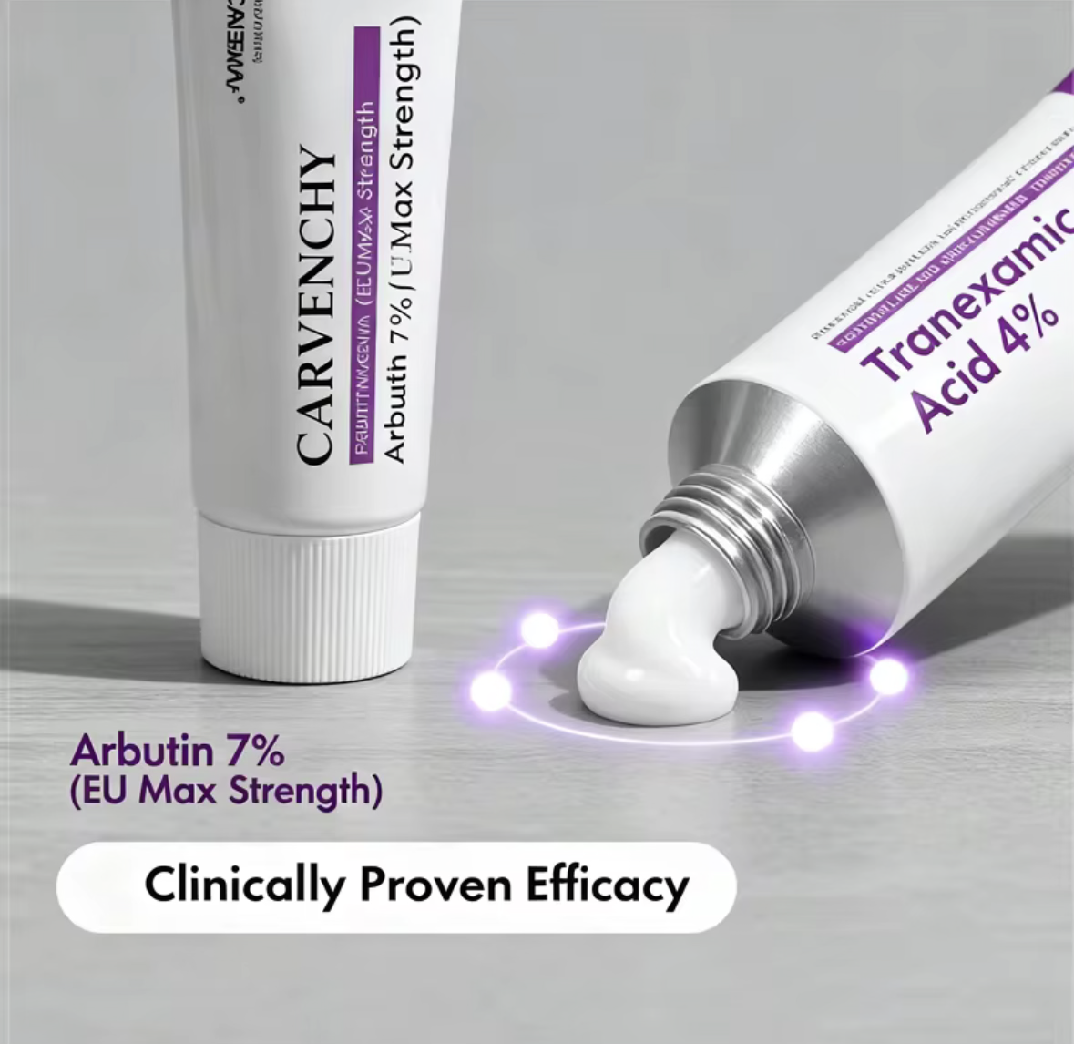 Carvenchy Arbutin 7% + Tranexamic Acid 4% Brightening Cream (50ml)
Advanced Pigmentation & Dark Spot Corrector