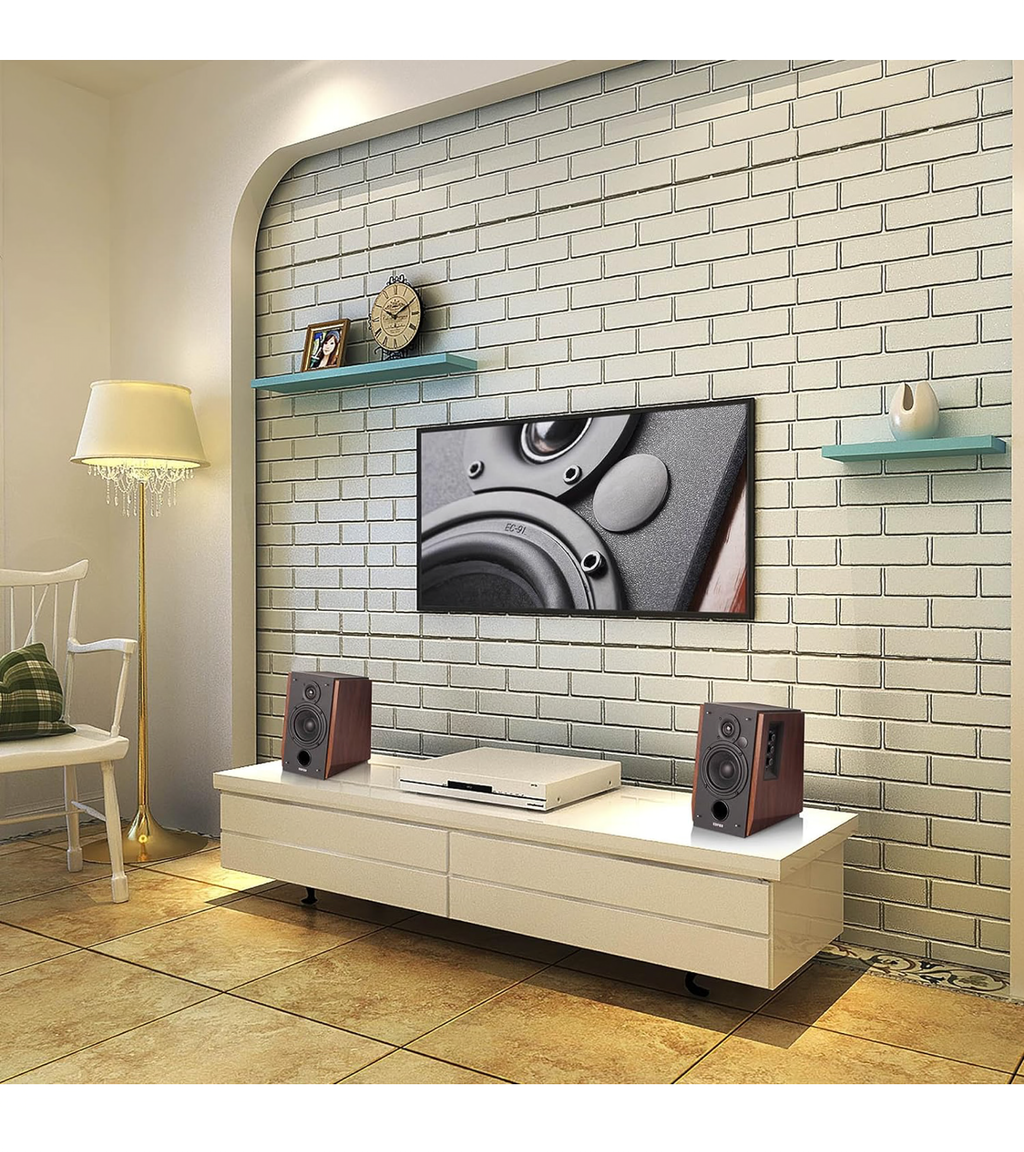 Edifier R1700BT Bluetooth Bookshelf Speakers - Active Near-Field Studio Monitors -Powered Speakers 2.0Edifier