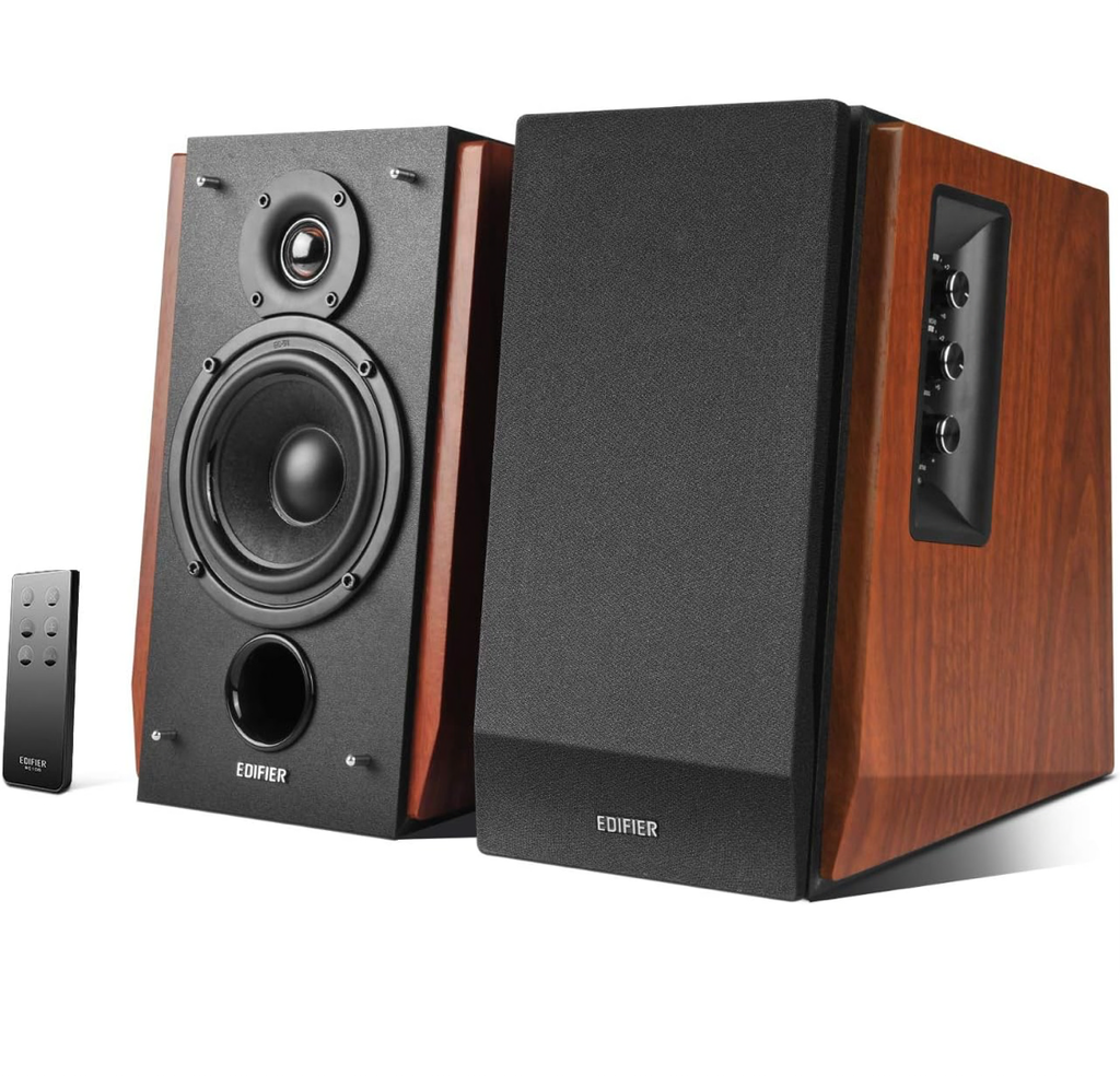 Edifier R1700BT Bluetooth Bookshelf Speakers - Active Near-Field Studio Monitors -Powered Speakers 2.0Edifier