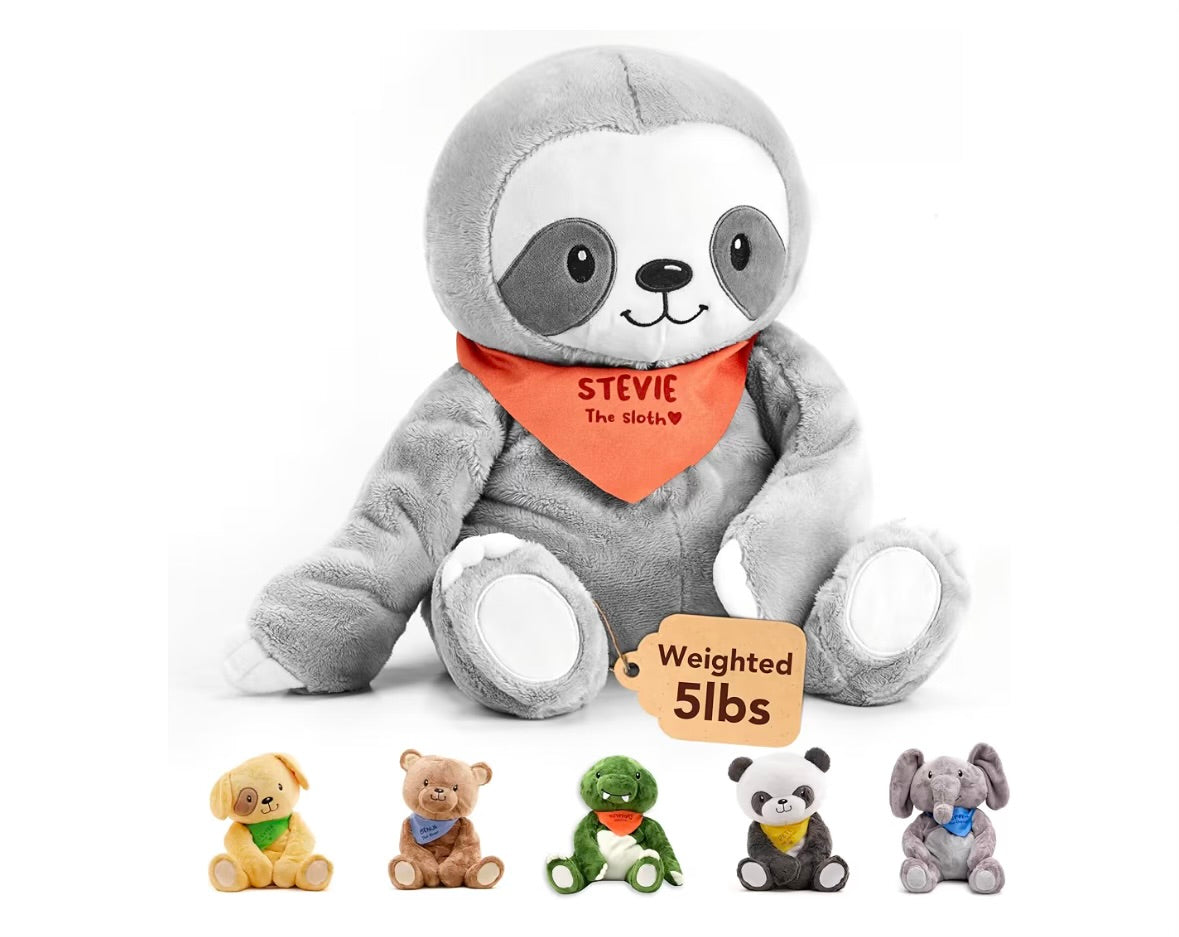 Weighted stuffed animal 5 lbs