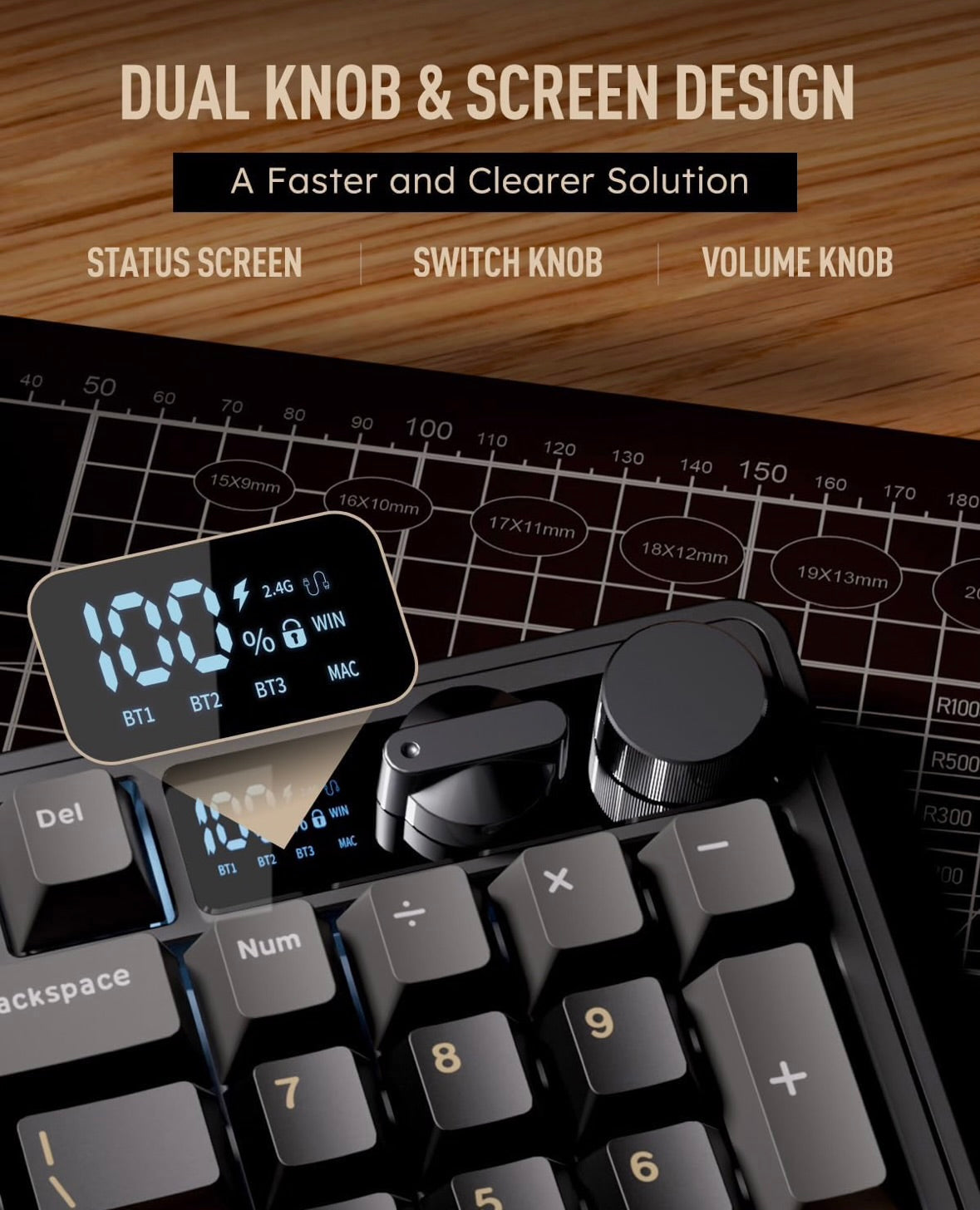 RK M100 wireless Gaming Mechanical Keyboard