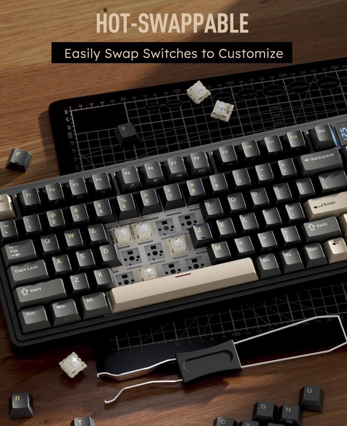 RK M100 wireless Gaming Mechanical Keyboard