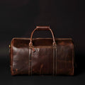 The Wayfarer Bag - Brown Classic Full-Grain Leather Duffle Bag