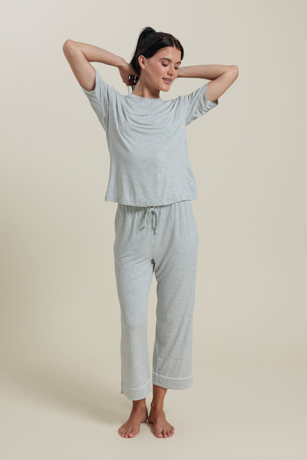 Bamboo Pajama Cropped Pants