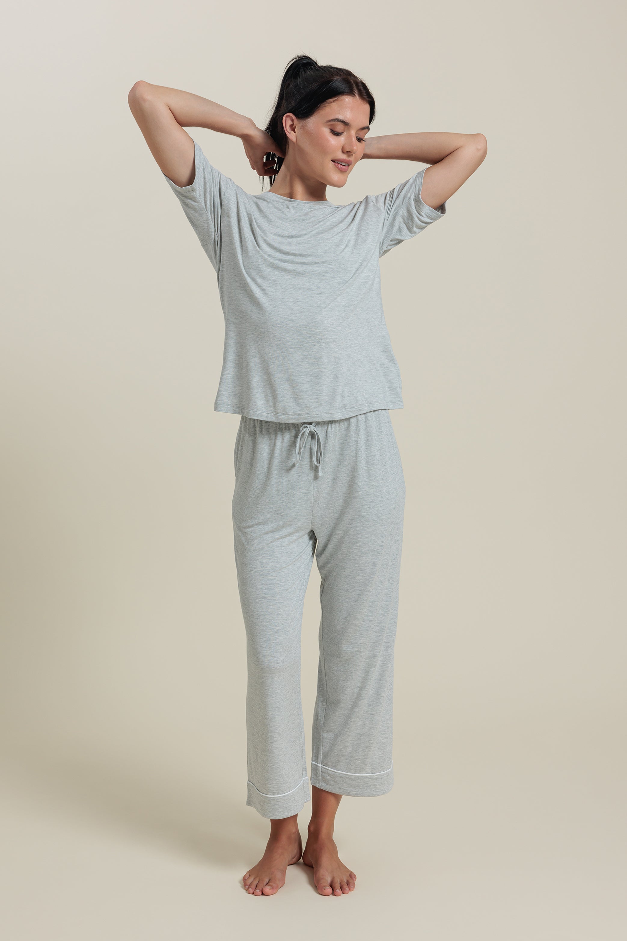 Bamboo Pajama Cropped Pants