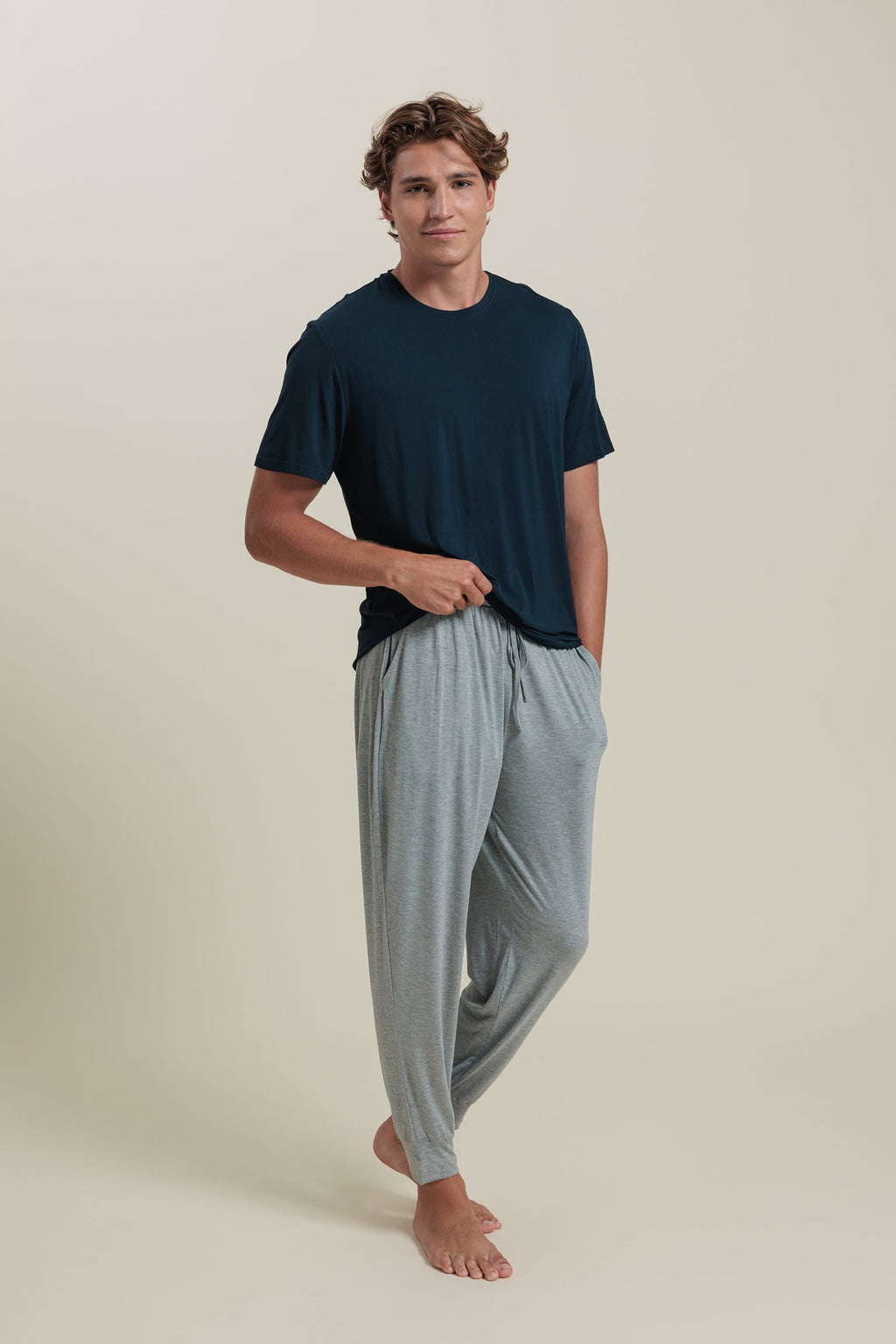 Sleepwear Set <br/> Men’s Bamboo Tee & Jogger Set
