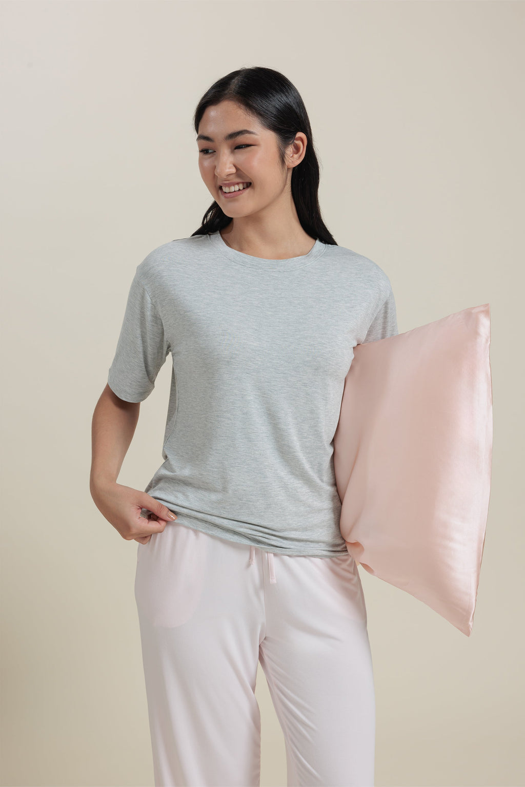 Sleepwear Set <br/>Bamboo T-Shirt & Cropped Pants Set