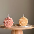 Handmade Shell Soy Candle: Sculptural Home Decor