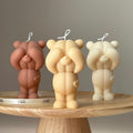 Handmade Soy Bear Candle: Sculptural Home Decor, Animal Lover Gift