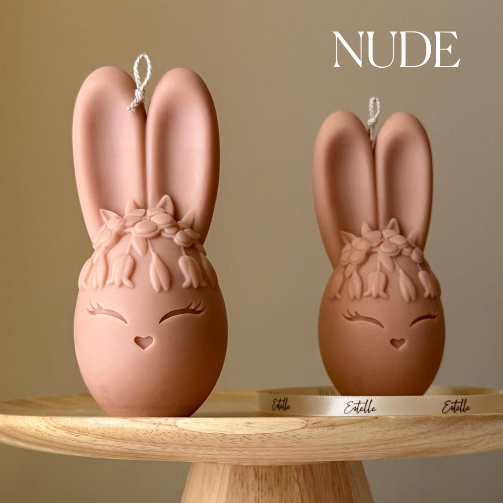 Egg Rabbit Soy Candle: Handmade Home Decor, New Home Gift