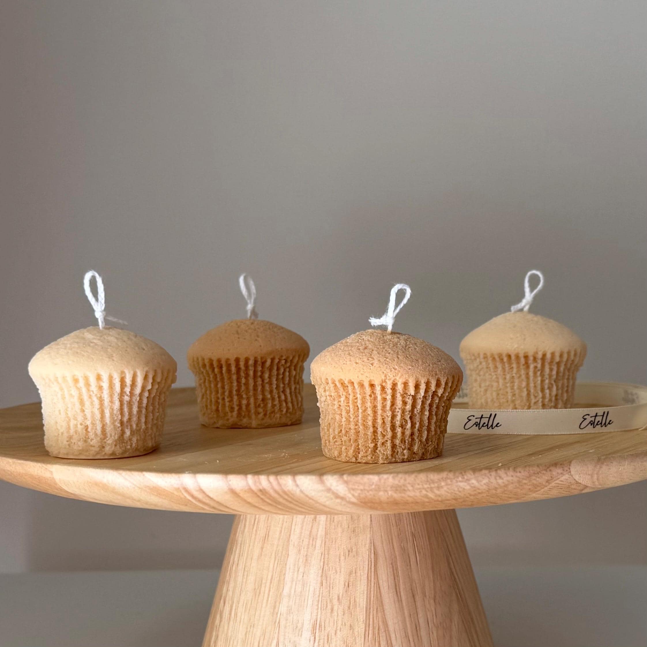 Handmade Cupcake Soy Candle: Trendy Vegan Home Decor