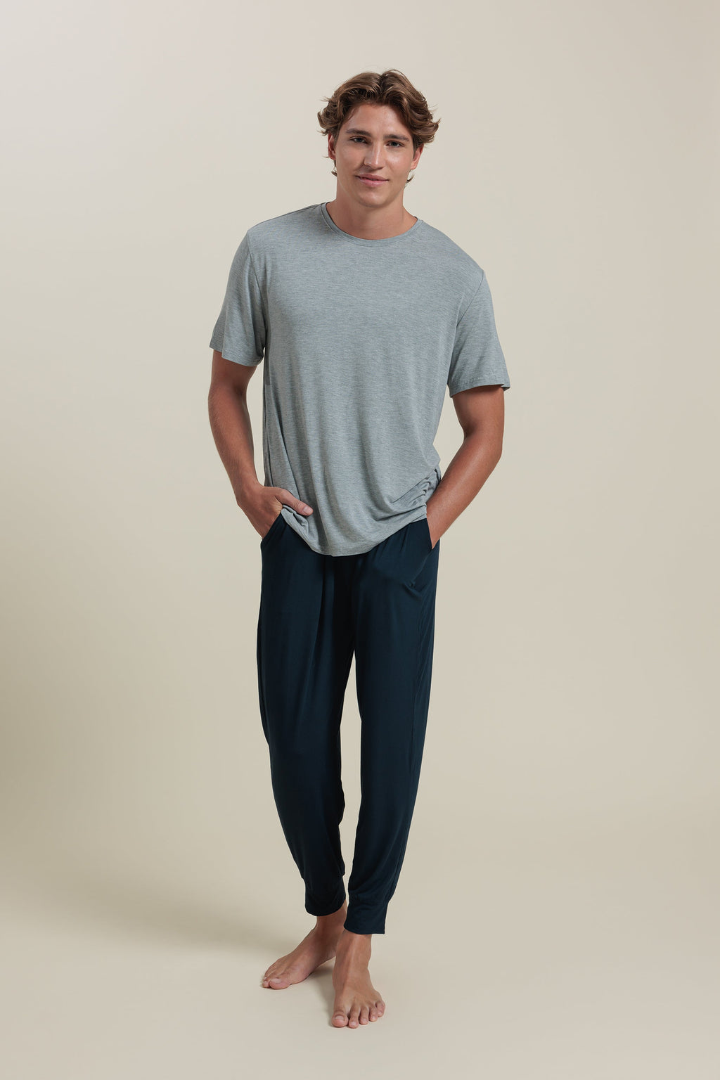 Sleepwear Set <br/> Men’s Bamboo Tee & Jogger Set