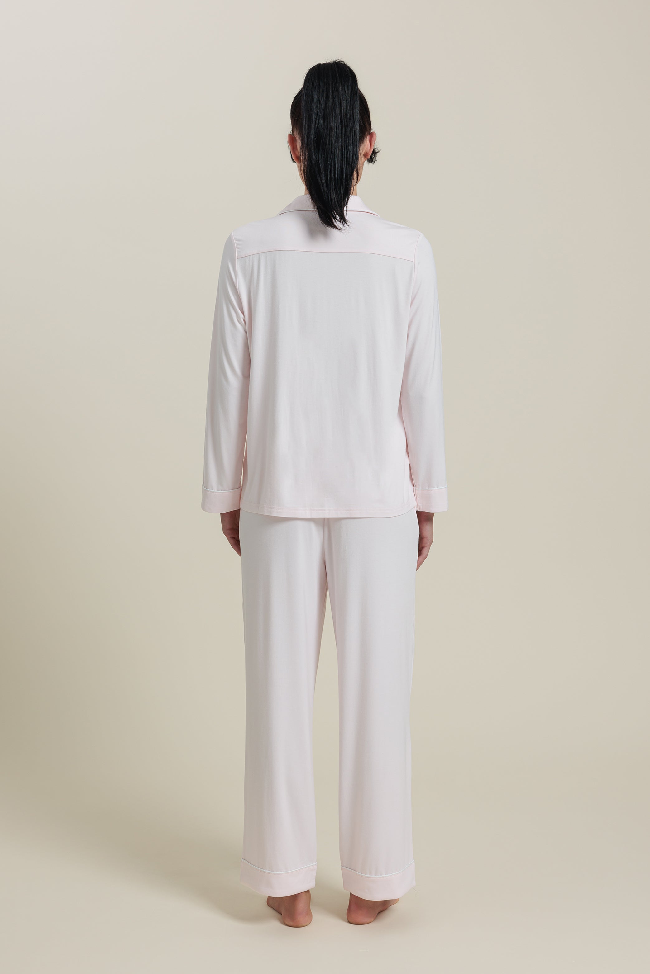 Bamboo Long Sleeve Pajama Top Shirt