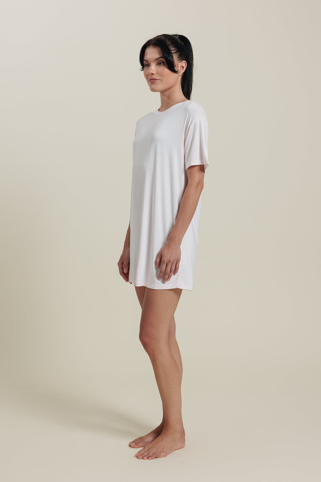 Bamboo Short Sleeve Tee Dress