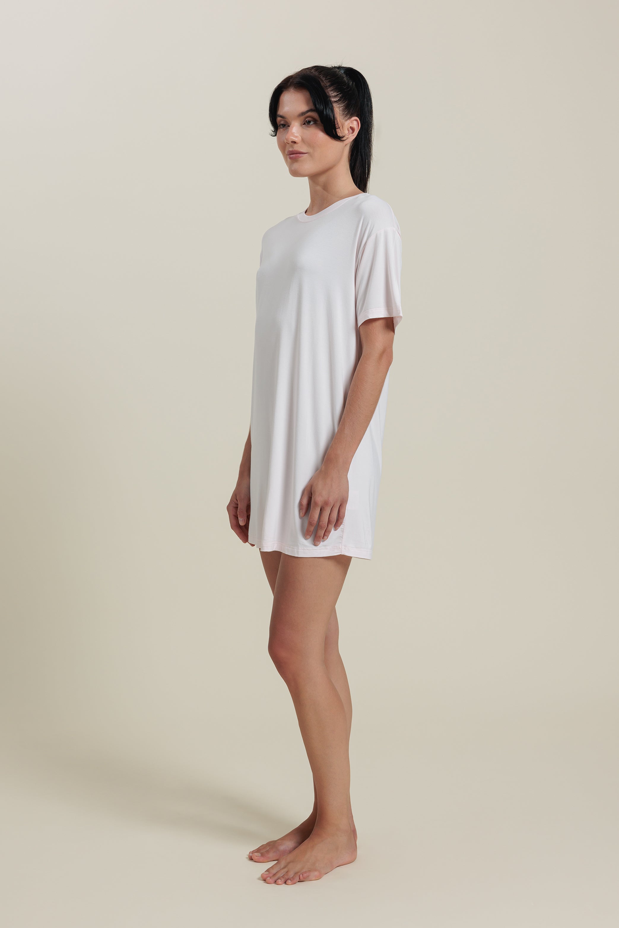 Bamboo Short Sleeve Tee Dress