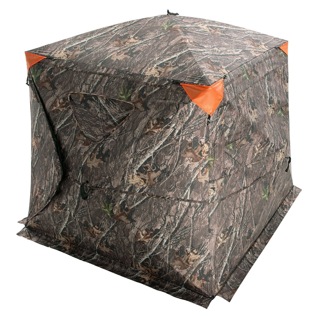 VEVOR Hunting Blind 270° See Through Ground Blind One-Way Mesh for 4-5 Person