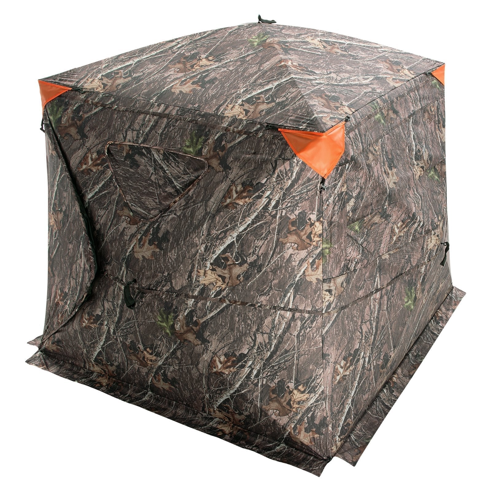VEVOR Hunting Blind 270° See Through Ground Blind One-Way Mesh for 4-5 Person