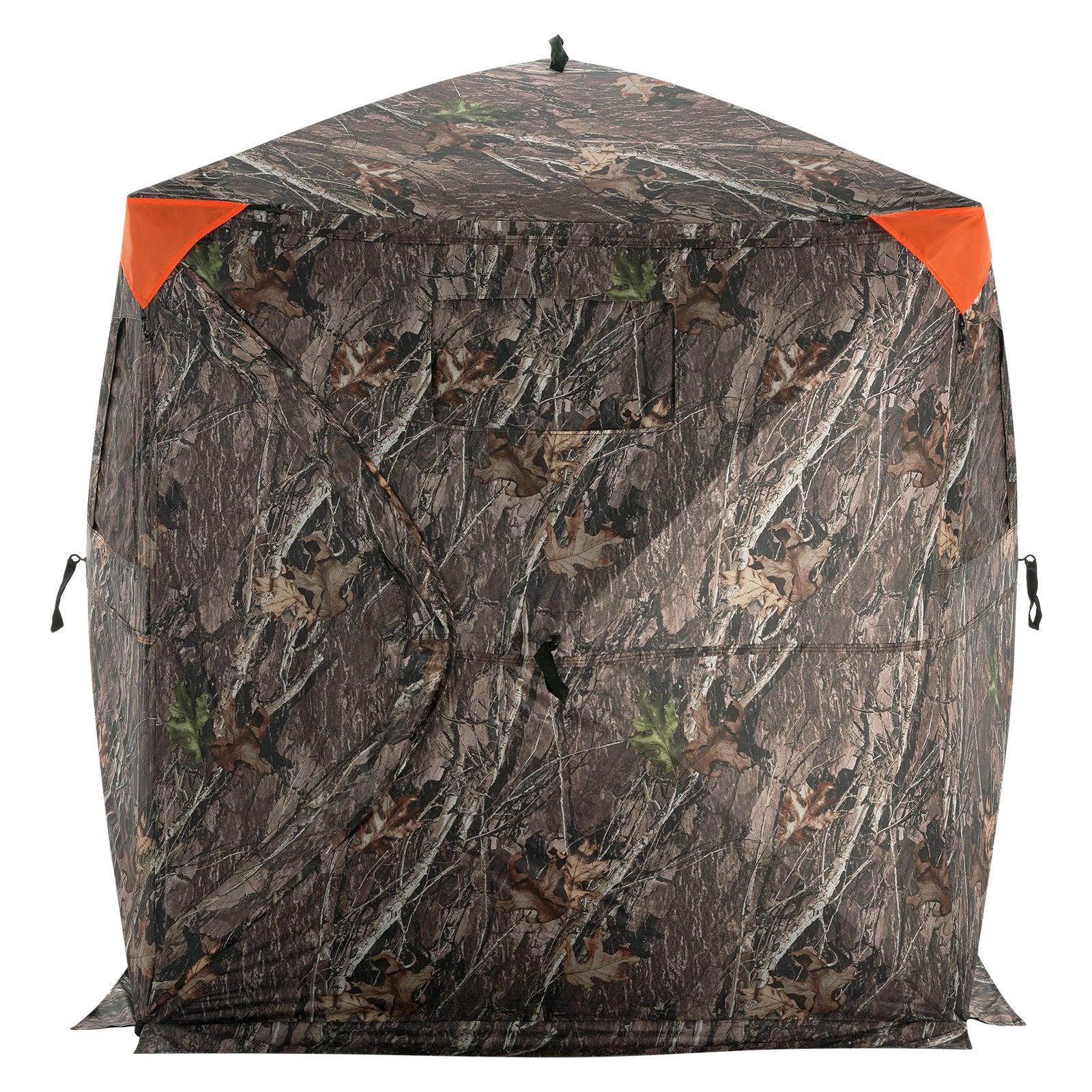 VEVOR Hunting Blind 270° See Through Ground Blind 3 Windows Mesh for 2-3 Person