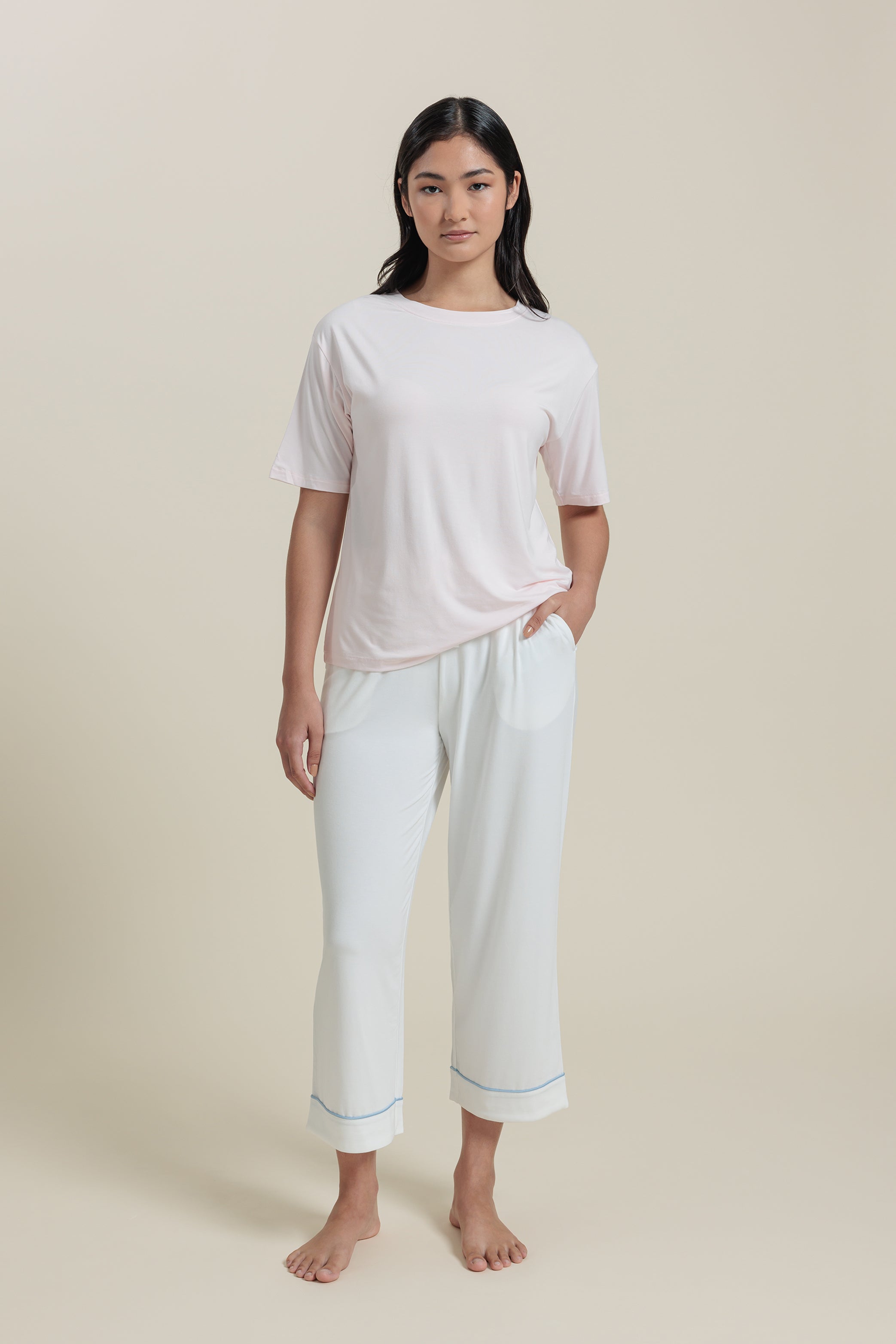 Bamboo Pajama Cropped Pants