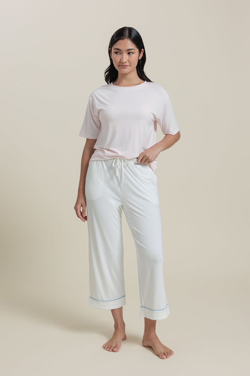 Bamboo Pajama Cropped Pants