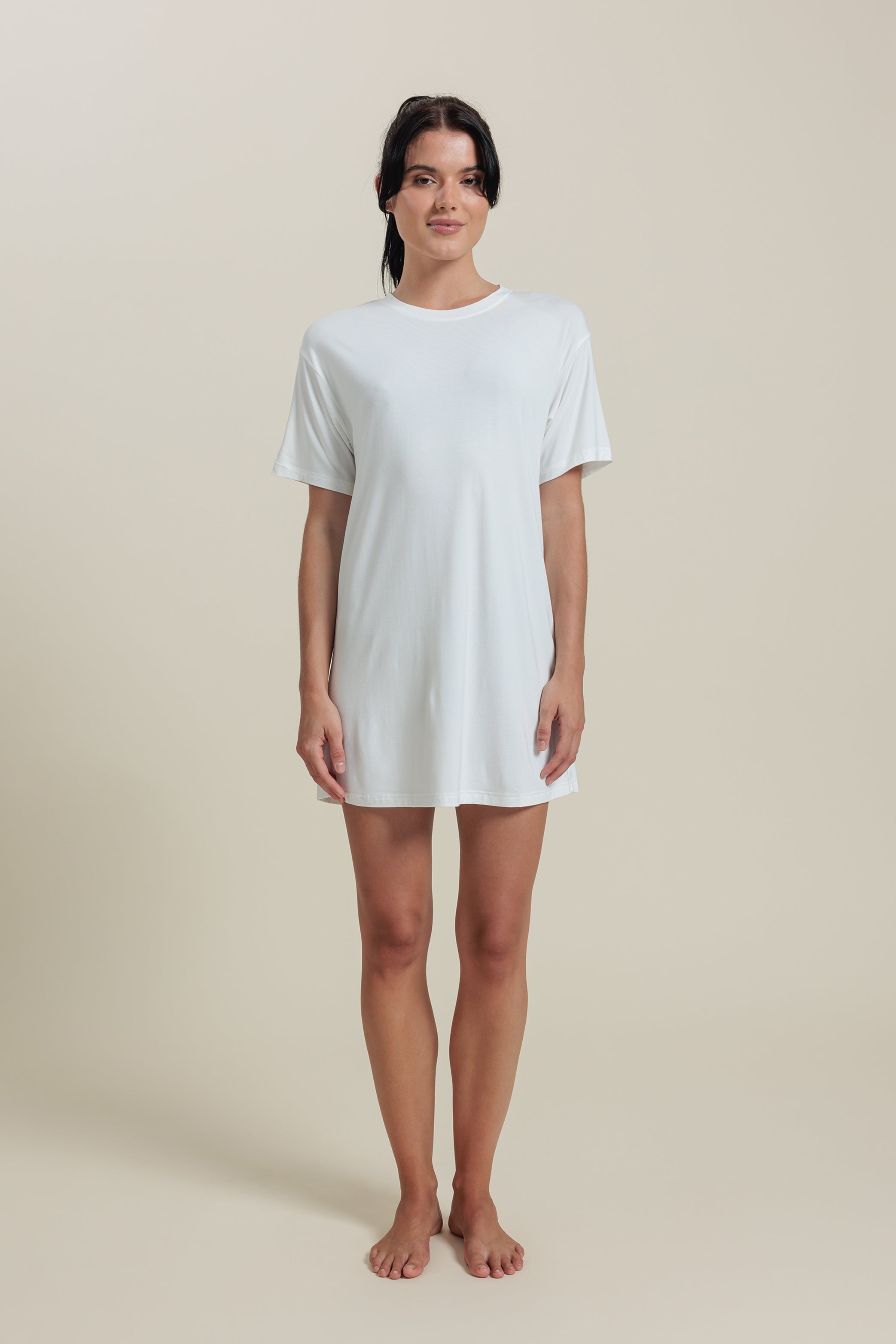Bamboo Short Sleeve Tee Dress